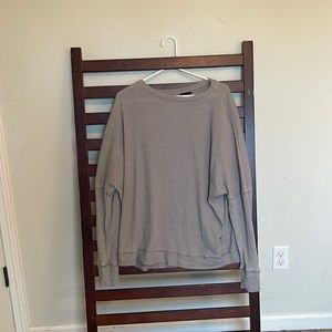 Mono b gray long sleeve